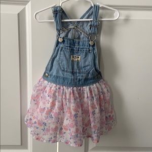 OshKosh Overall Floral Dress